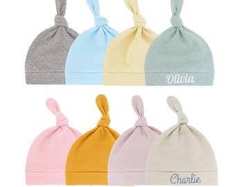 Bonnet brodé personnalisé/bonnet personnalisé pour bébé/bonnet bébé/cadeau à broder pour bébé/cadeau personnalisé pour bébé