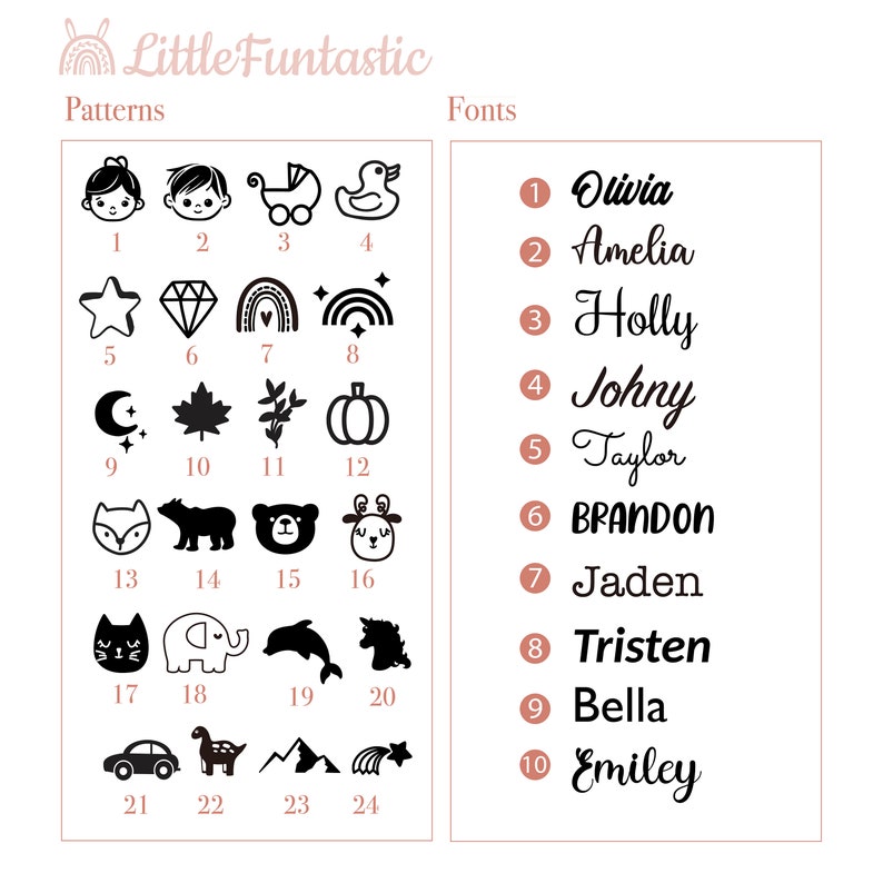 Personalized Name Stamp for Clothing, Kids Daycare Stamp image 4