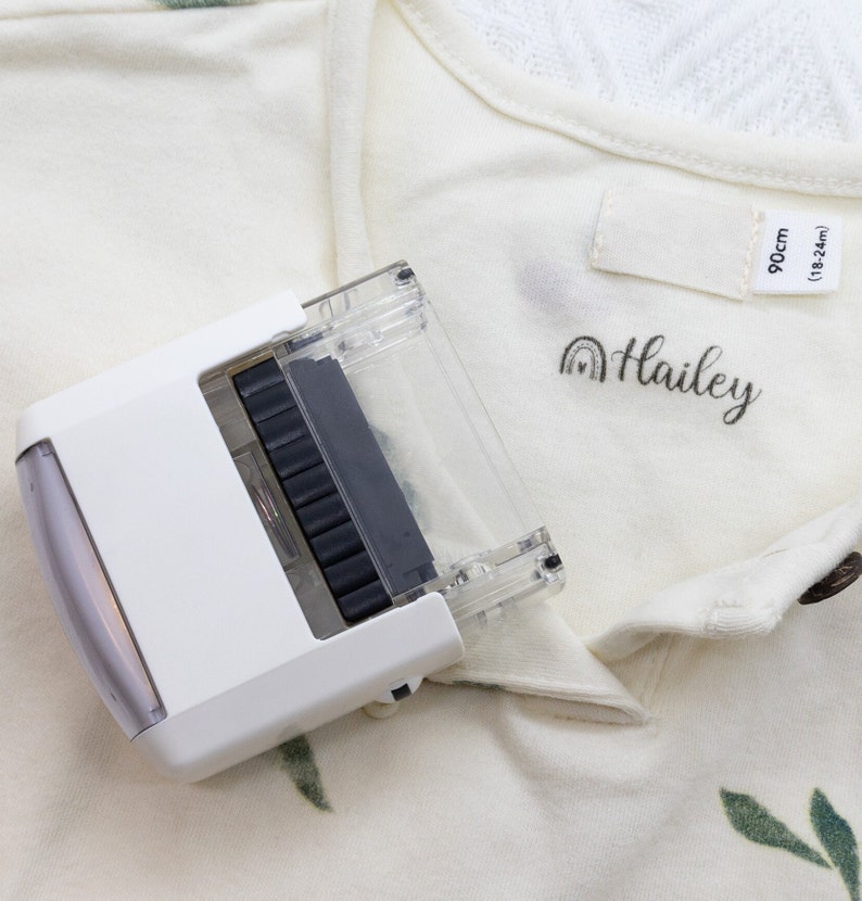 Personalized Name Stamp for Clothing, Kids Daycare Stamp image 3