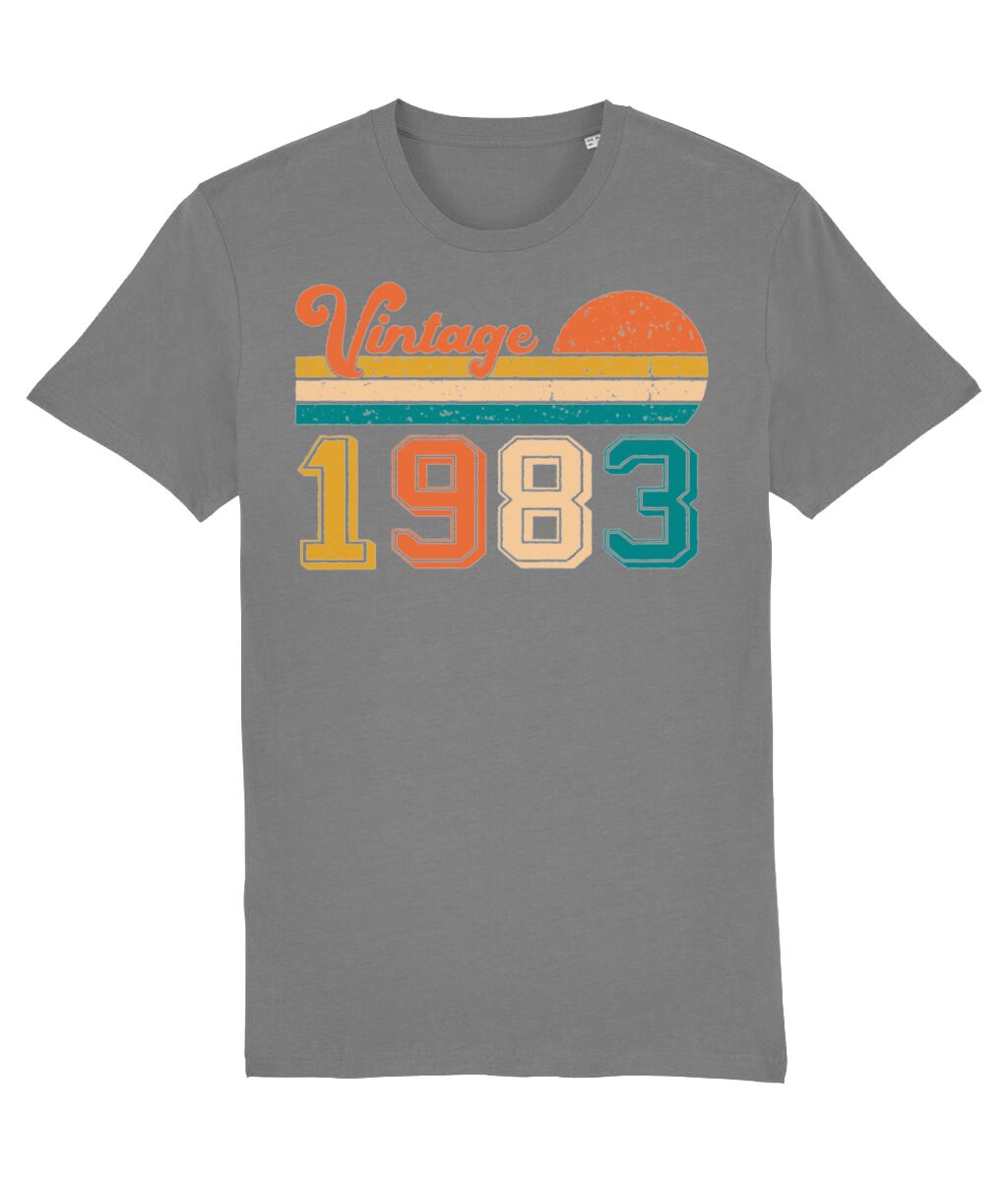 Discover Ladies 40th Birthday Shirt 2023, 1983 Vintage Birthday Shirt, 40th Birthday T-Shirt