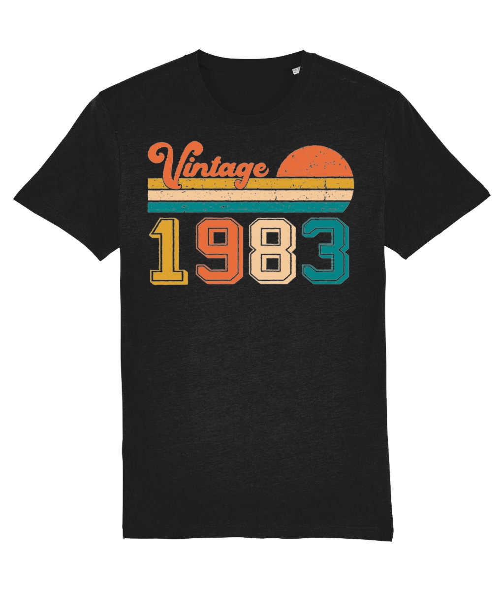 Discover Ladies 40th Birthday Shirt 2023, 1983 Vintage Birthday Shirt, 40th Birthday T-Shirt