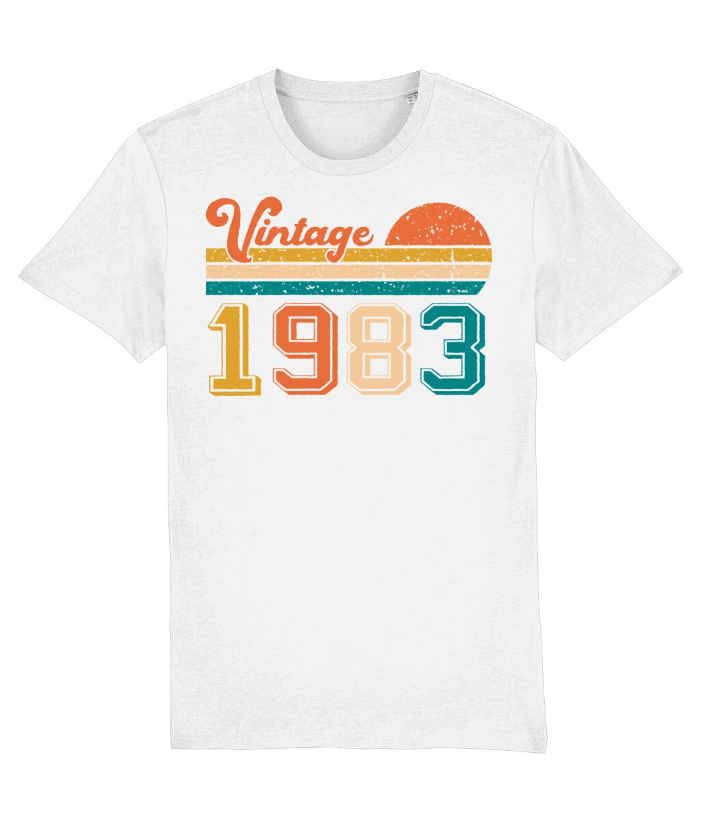 Discover Ladies 40th Birthday Shirt 2023, 1983 Vintage Birthday Shirt, 40th Birthday T-Shirt