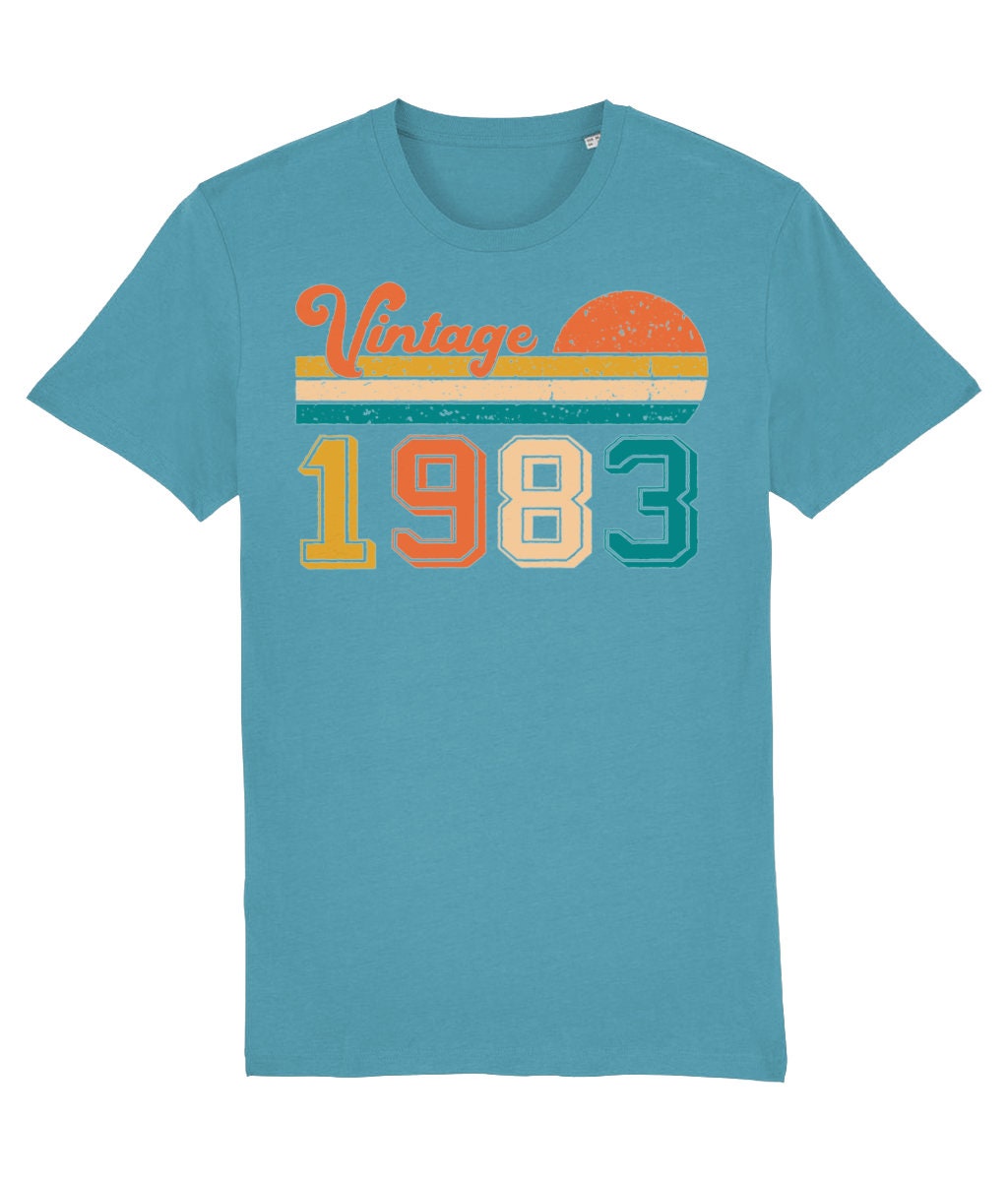 Discover Ladies 40th Birthday Shirt 2023, 1983 Vintage Birthday Shirt, 40th Birthday T-Shirt