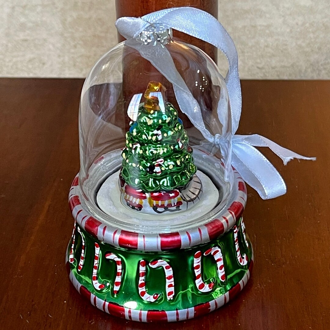 Mr. Christmas Tree Spinning Music Box Animated Wind up Blown Etsy UK