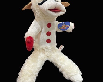 Lambchop Hand Puppet by Aurora 2002 Lamb Retro Sock Plush 17" New with Tags