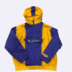 GIII/STARTER Shoe Palace Exclusive Golden State Warriors Varsity Mens Jacket (Blue/Black)