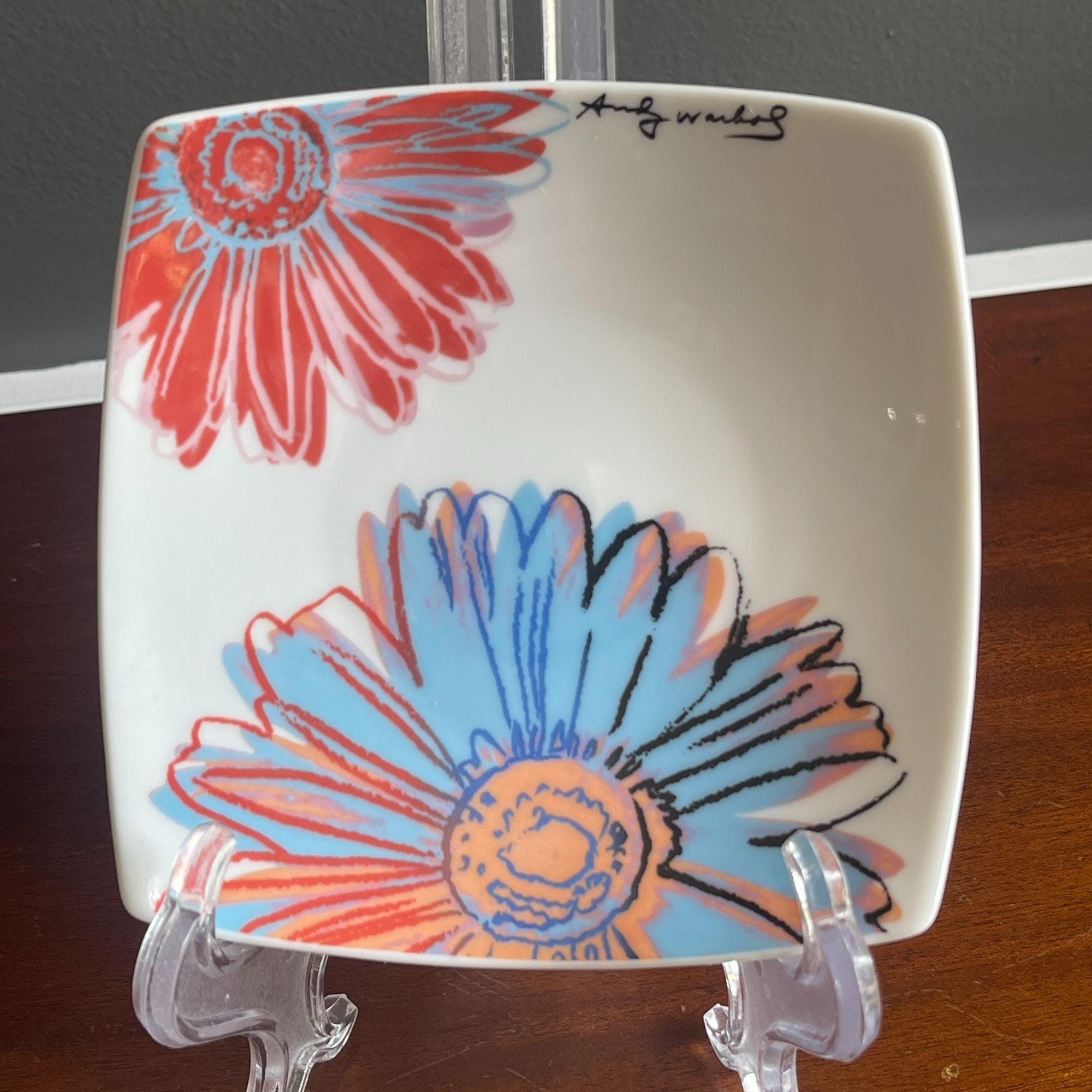 アンディ ウォーホル ローゼンタール ROSENTHAL Clock art ANDY WARHOL. After. ROSENTHAL artist clock 'Clock art' (80
