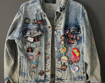Denim Jacket Pin - Etsy