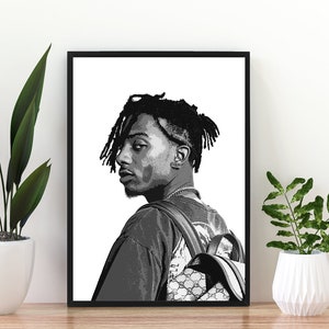 LHTX Playboi Carti Posters - Whole Lotta Red,Anime Girls Office  For Men Master Bedroom, 16''x24'': Posters & Prints