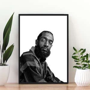 Pyramid Posters Nipsey Hussle Lakers Game: Posters & Prints 