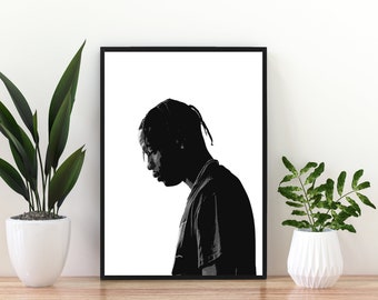 Travis Scott Digital Download Poster / Kaktus Jack / Utopia / Astrowelt / Rodeo / Travis Scott Poster / Minimalistische Wandkunst / Wohnkultur