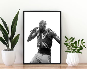 STORMZY Digital Download Poster / Heavy Is The Head / Rap Art / Gang Signs and Prayer