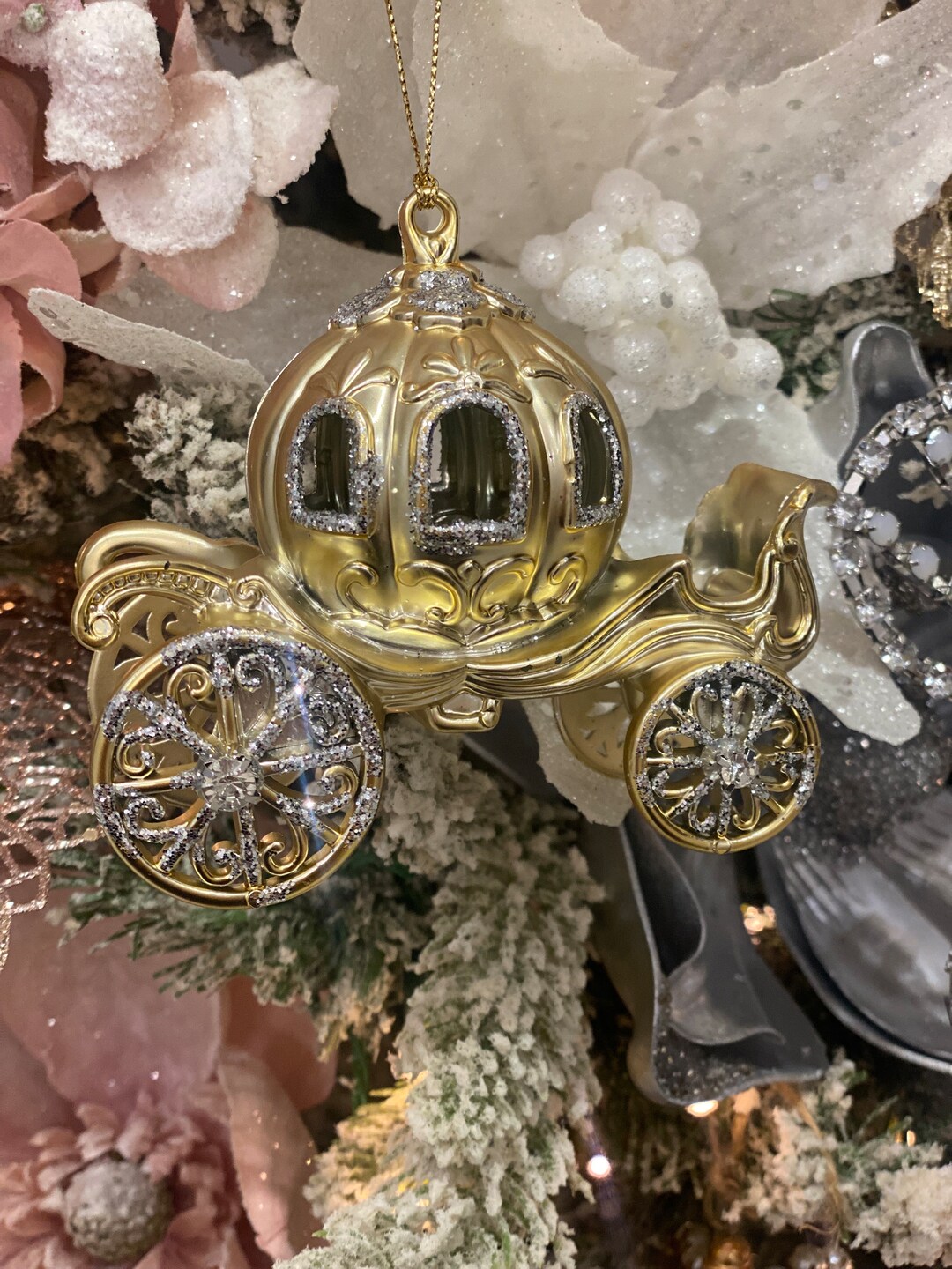 Cinderella Princess Carriage Ornament Etsy