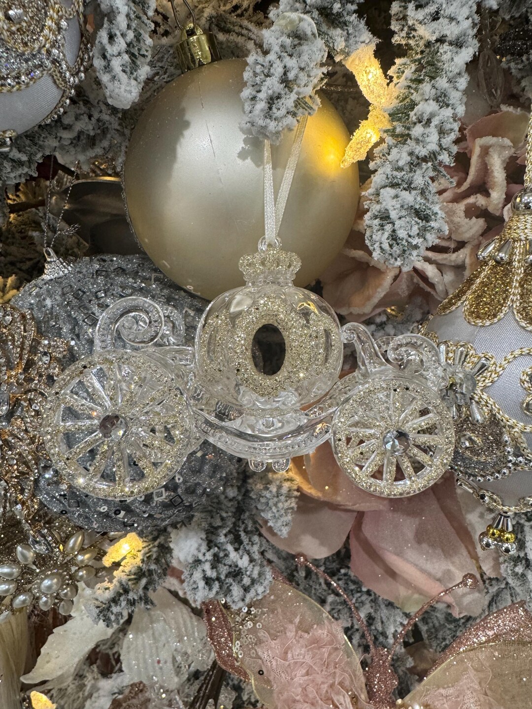 Cinderella Princess Carriage Ornament Etsy