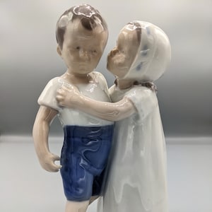 1970s Vintage Denmark B&G Royal Copenhagen Porcelain Figurine Love Scorned 1614