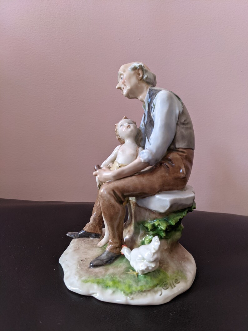 1958s Vintage Italy Giuseppe Cappe Porcelain Figurine Fairy Etsy