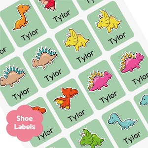 Etichetta adesiva per scarpe personalizzata, impermeabile, lavabile, abbigliamento, etichetta adesiva con nome, etichetta con nome personalizzata per scuola, asilo nido, campo, sport