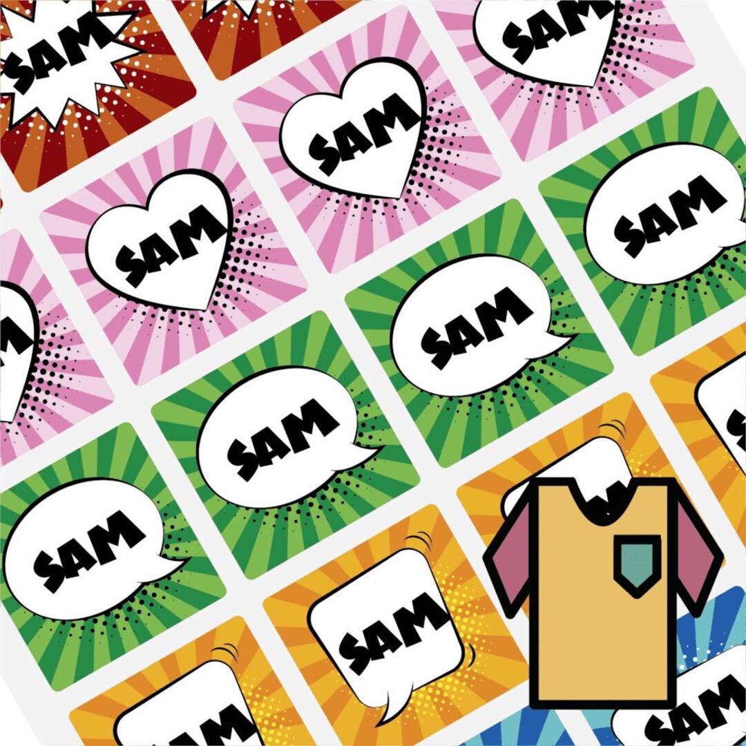 custom-stick-on-clothing-name-label-stickers-personalized-etsy