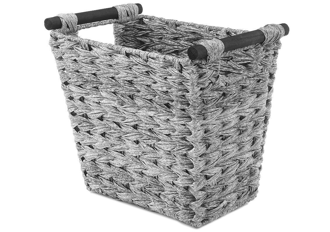 Woven Trash Can Etsy