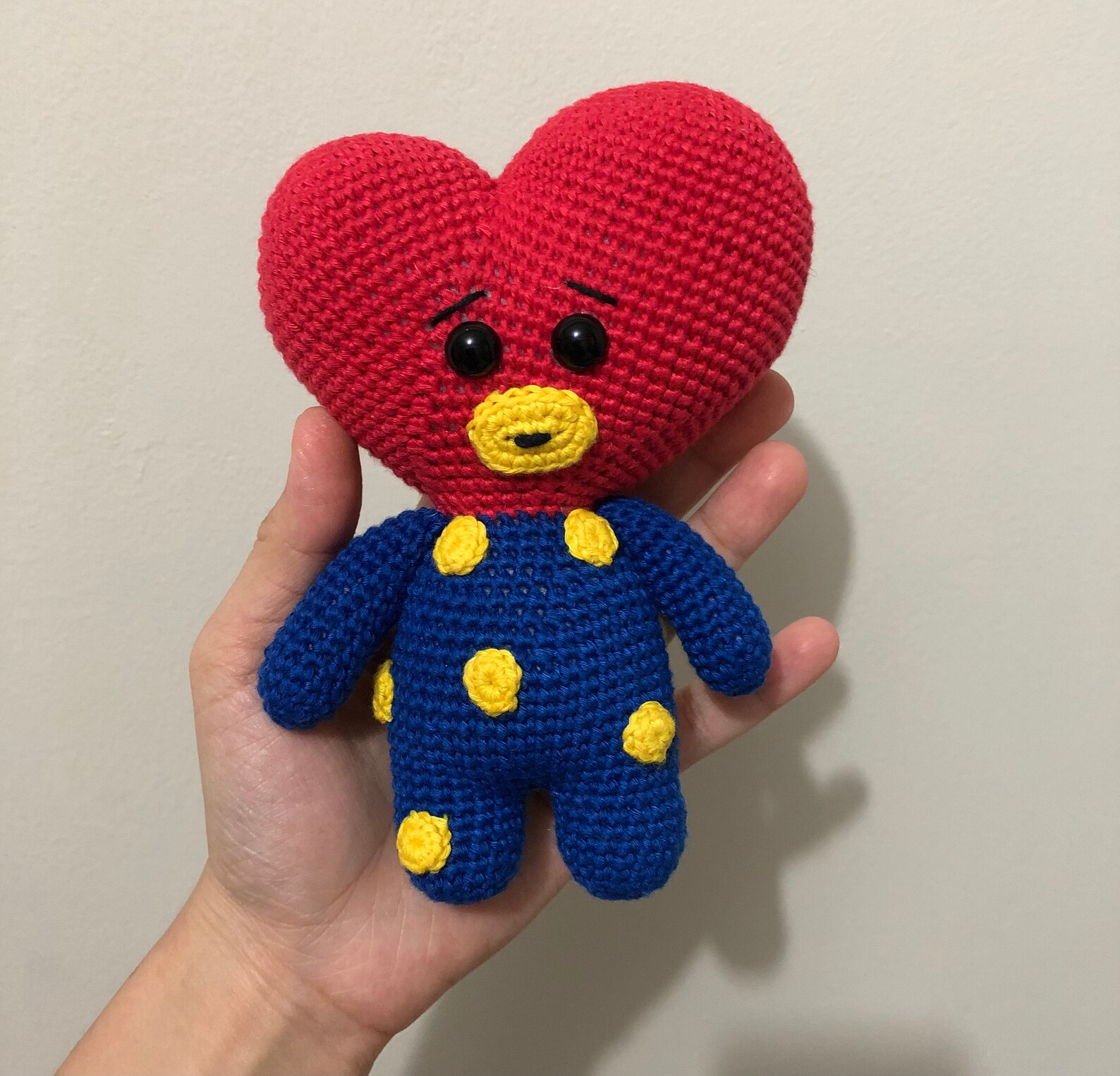 Amigurumi Tata BT21 BTS Amigurumi Doll Pattern Crochet Etsy