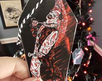 Art the Clown Coffin Ornaments