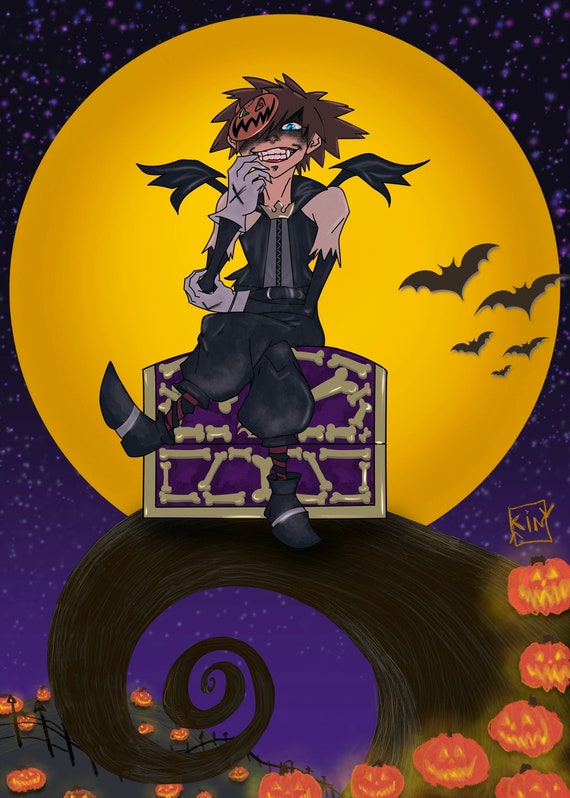 Halloween Town Sora Print 5