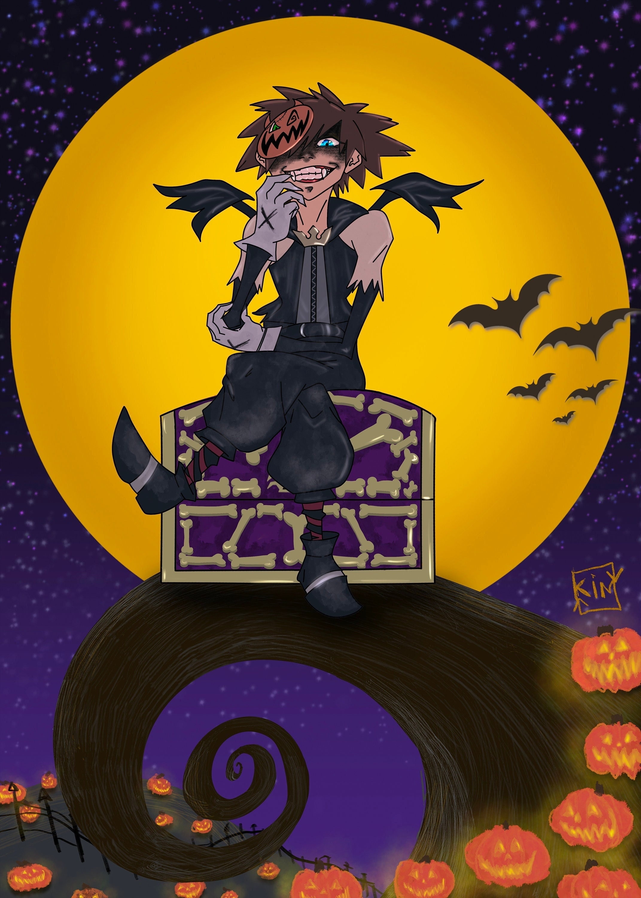 Halloween Town Sora Print 5