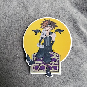 Halloween Town Sora Holographic Stickers