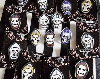 Spooky Pope Acrylic Pins