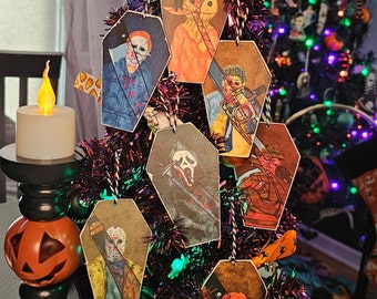 Slashers Coffin Ornaments