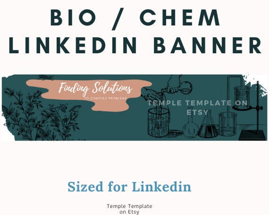 Natural Science Linkedin Banner - Etsy