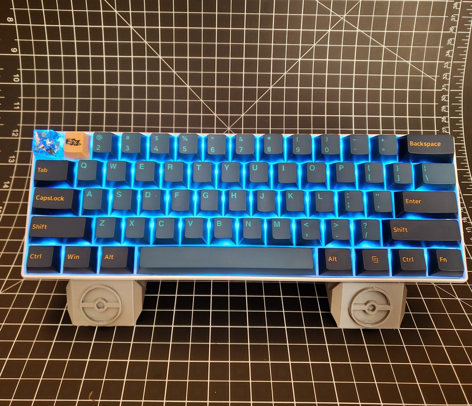 Keyboard Stand Keyboard 3d Printed Pc Desktop Gaming Etsy