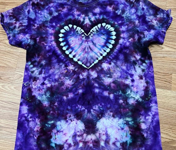 Tie Dye “Plum Passion” Tye Dye/Ice dye Scrunch