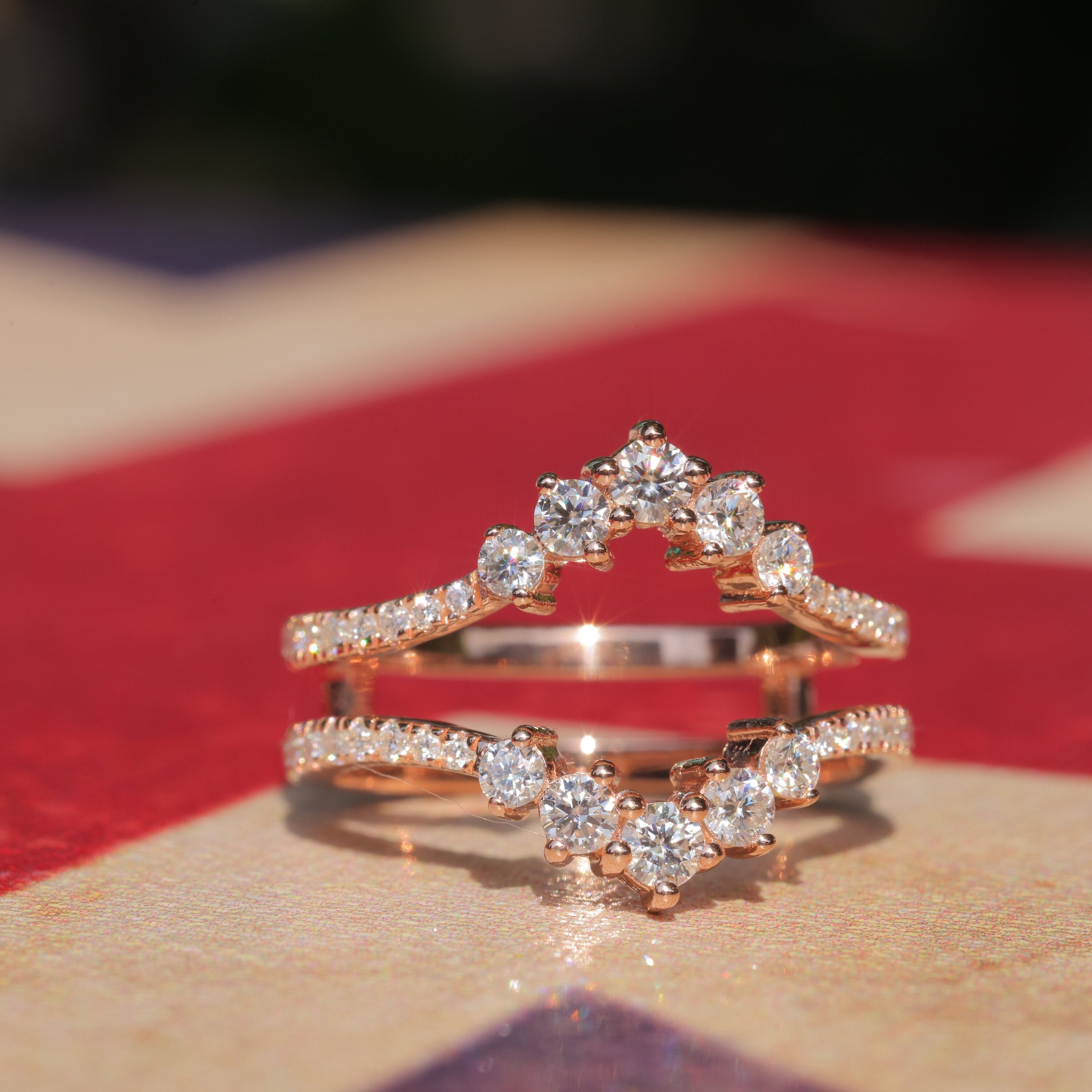 Engagement Ring Wraps & Guards | Diamond Wedding Ring Enhancers MA