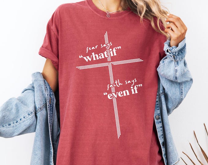 Featured listing image: Fear Says, Faith Says, T-shirt/Sweatshirt