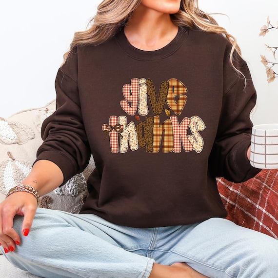Give Thanks, Fall/Thanksgiving, T-shirt/Sweatshirt