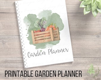 Printable Garden Planner | Printable Homestead Planner | A5 Garden Journal | Garden Binder Files | Gardening Printable | Vegetable Gardening