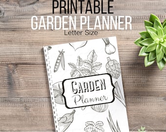 Printable Planner | Printable Garden Planner |  Garden Journal | Homestead Management Binder | Gardening Planner | Vegetable Gardening
