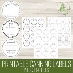 Free Printable Farmhouse Herb and Spice Labels - The Cottage Market