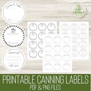 Free Printable Farmhouse Herb and Spice Labels - The Cottage Market