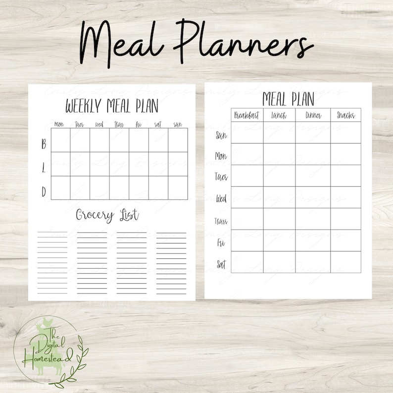 Printable Kitchen Management Binder | Printable Homestead Planner ...