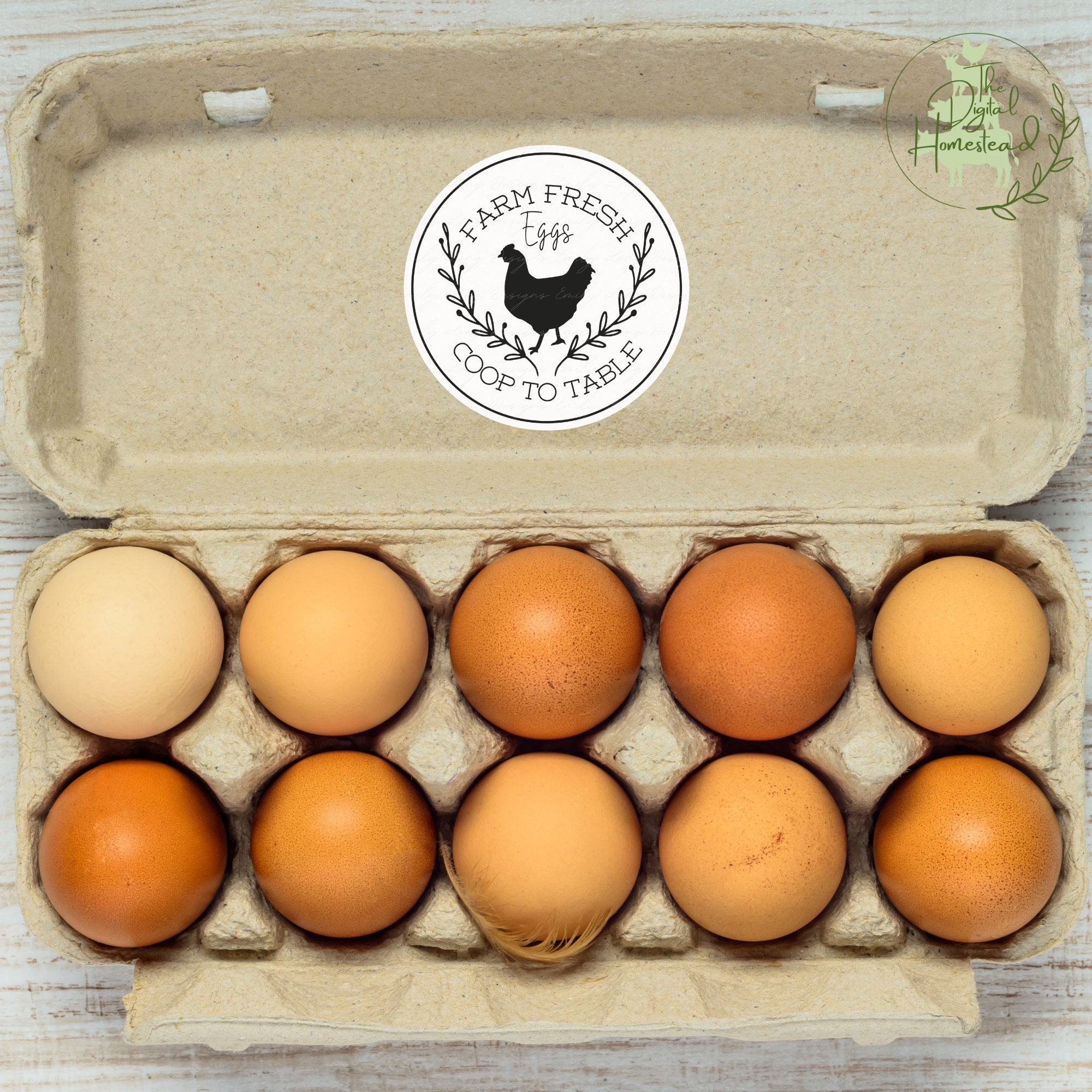 Egg Carton Printable Stickers Egg Carton SVG Printable Egg Carton