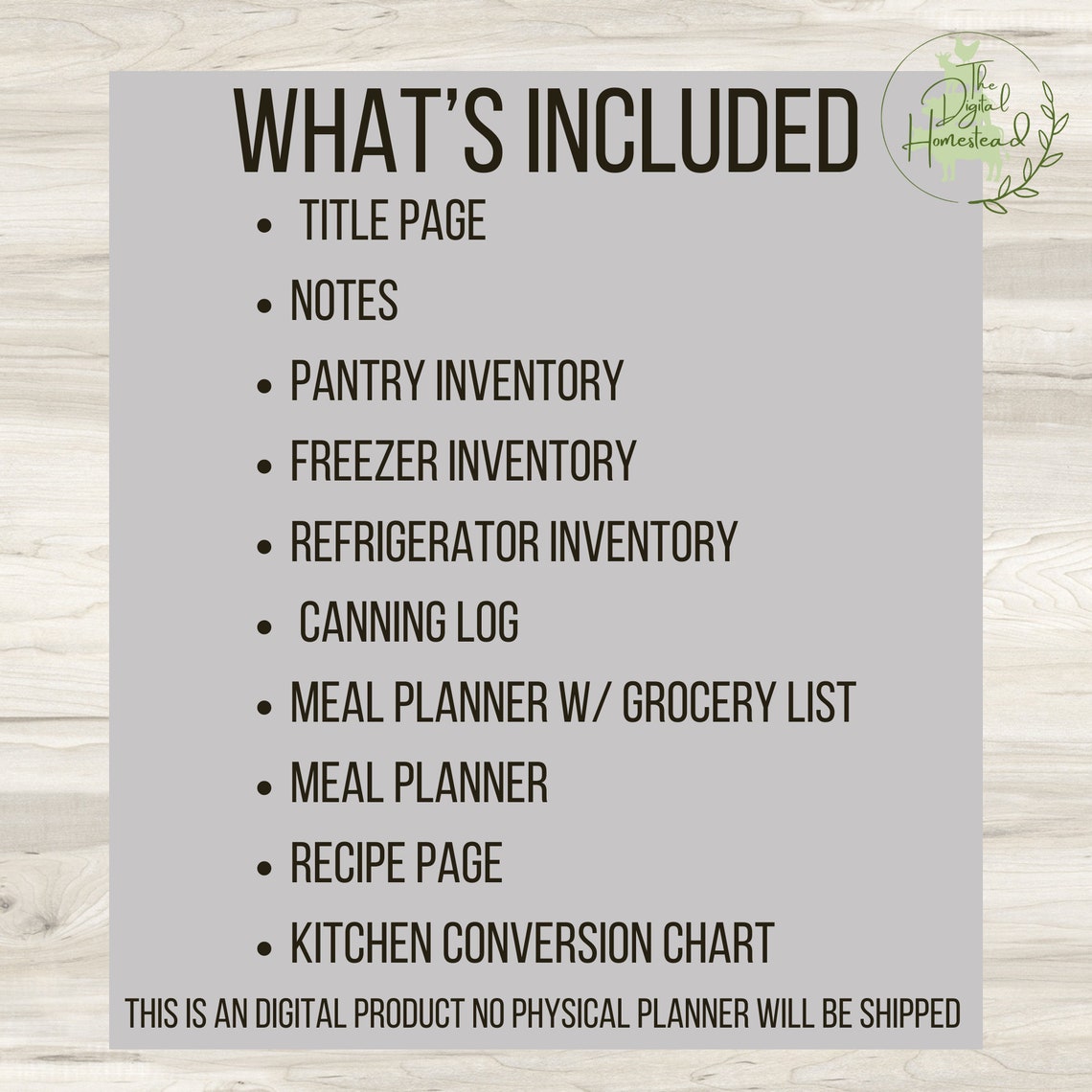 Printable Kitchen Management Binder Printable Homestead Planner ...