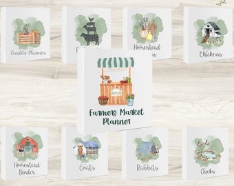 Ultimate Homestead Management Binder | 2026 Planner | Printable Homestead Planner | Garden Planner | Chicken Journal | Rabbit Records