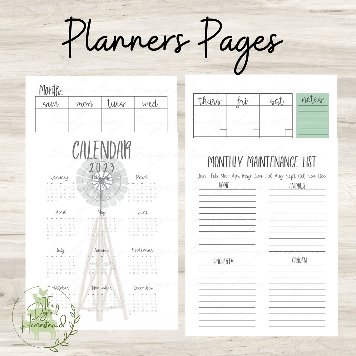Homestead Management Binder Printable Homestead Planner - Etsy