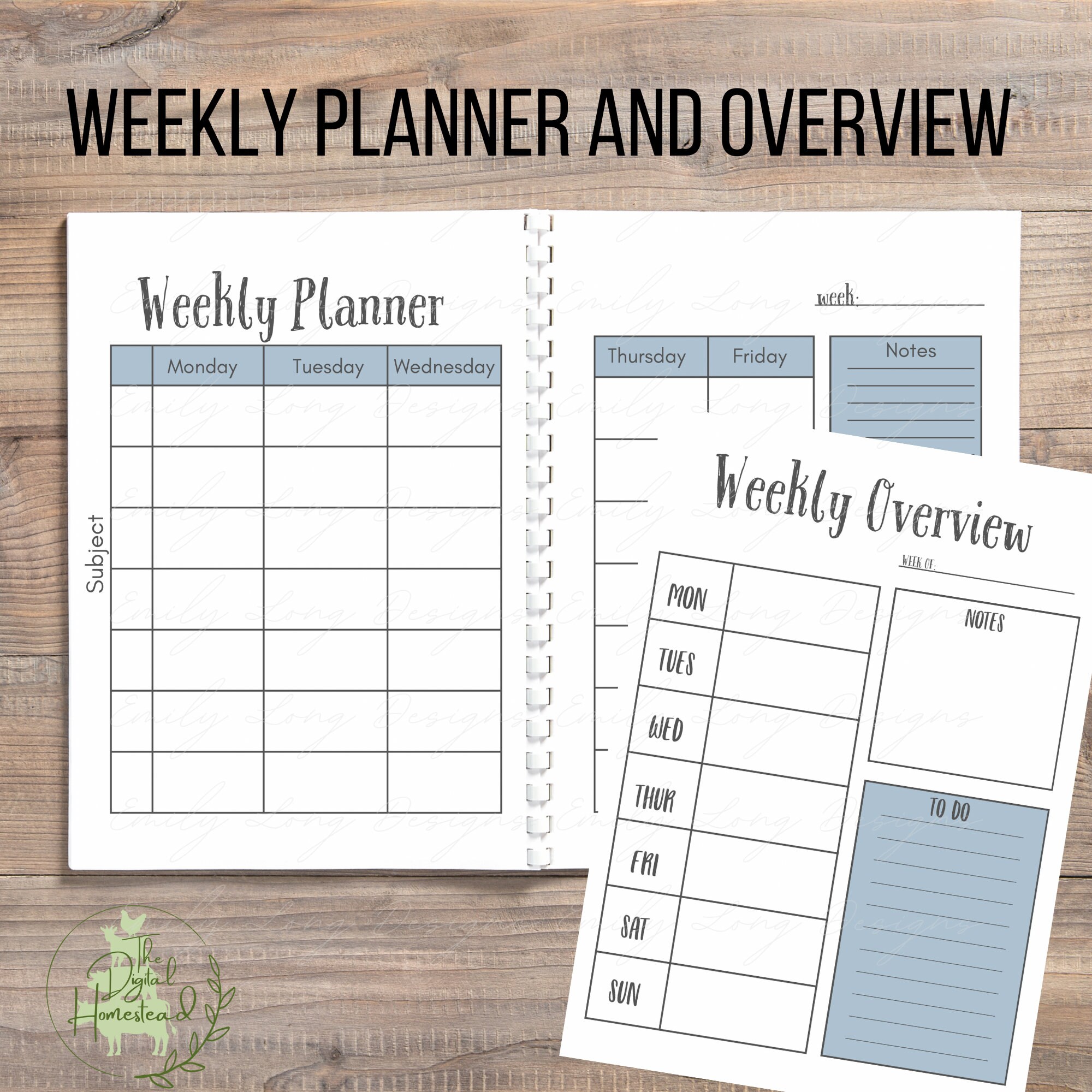 Homeschool Planner Pages Printable Planner Homeschooling Planner ...