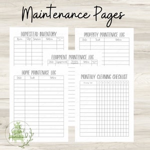 2025 Homestead Management Binder | Printable Homestead Planner ...