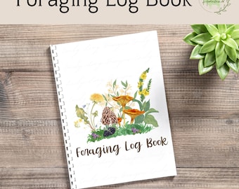 Printable Foraging Log Book | Foraging Tracker | Homestead Binder | Homesteading Organizer | Apothecary Records | Foraged Plant Guide |
