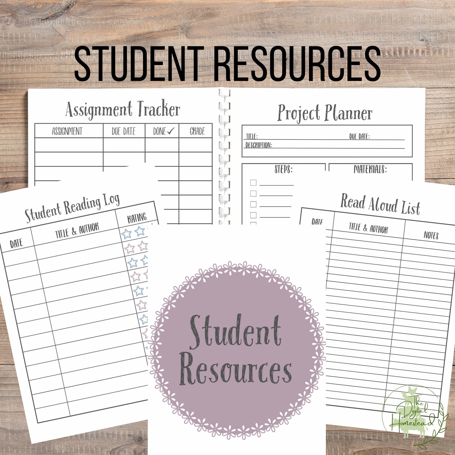 Homeschool Planner Pages Printable Planner Homeschooling Planner ...