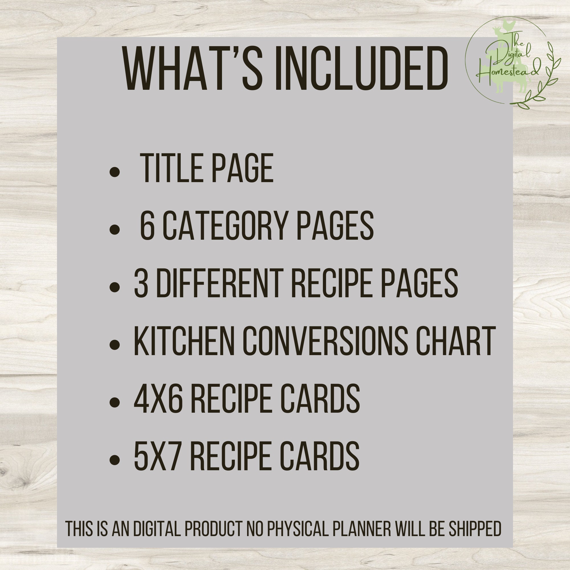 Printable Recipe Binder | Printable Cookbook | Recipe Book Template ...